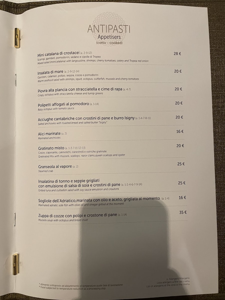 Menu - A'riccione photo 2
