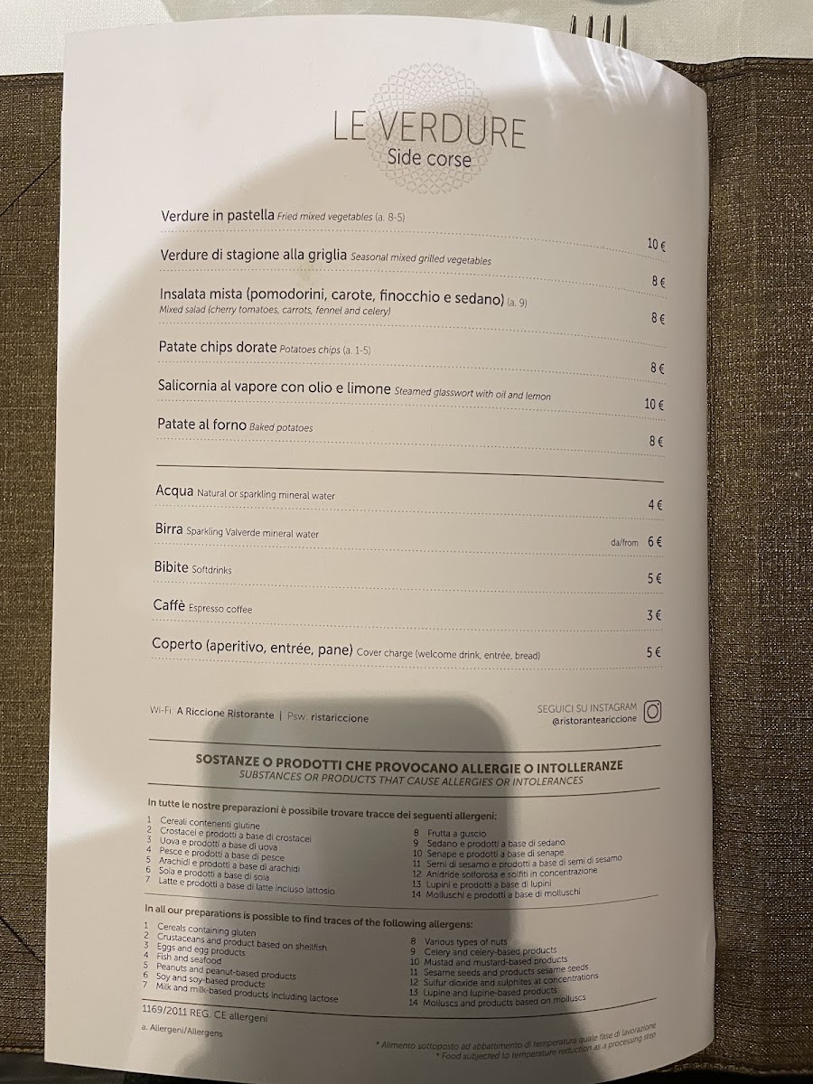 Menu - A'riccione photo 6
