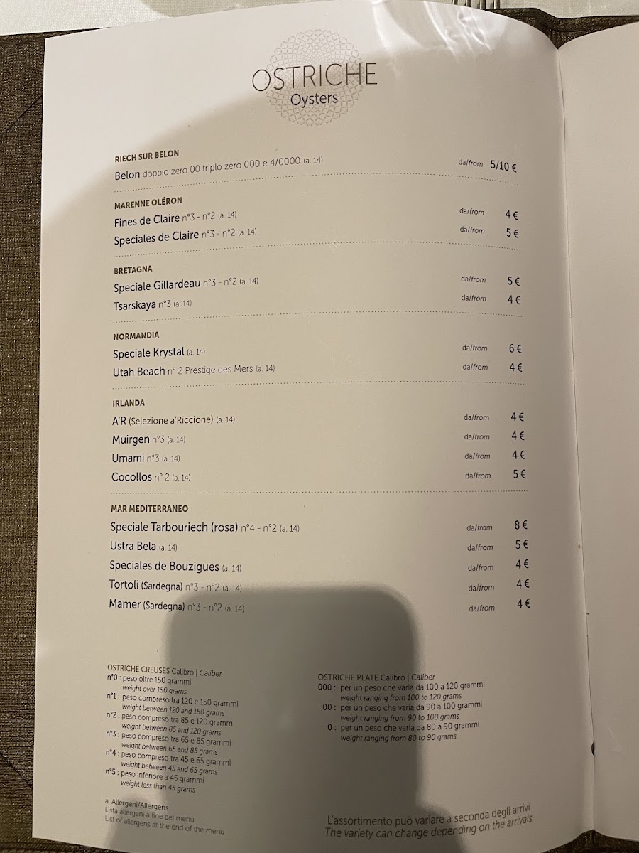 Menu - A'riccione photo 8